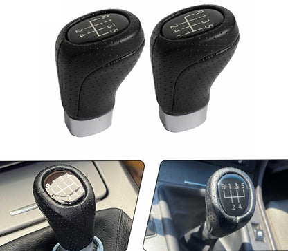 5/6 Speed Shift Knob Leather Gear Stick Shift Knob for BMW 1 3 Series