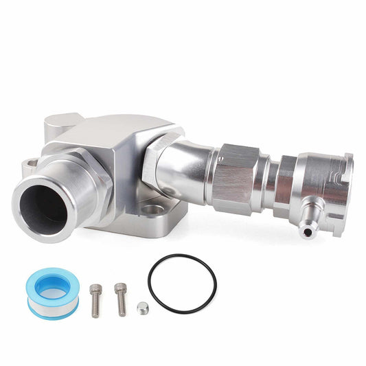 Upper Coolant Housing W/ Filler & 1.25" Hose Fitting for Honda K20A/2/3 K20Z1/K24A1