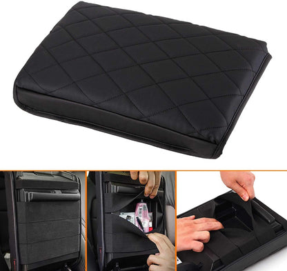 Tesla Center Console Cover Armrest Cushion PU Leather Armrest Protector