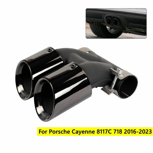 2016-2023 Porsche Cayenne 8117C Dual Exhaust Tips Exhaust Muffler
