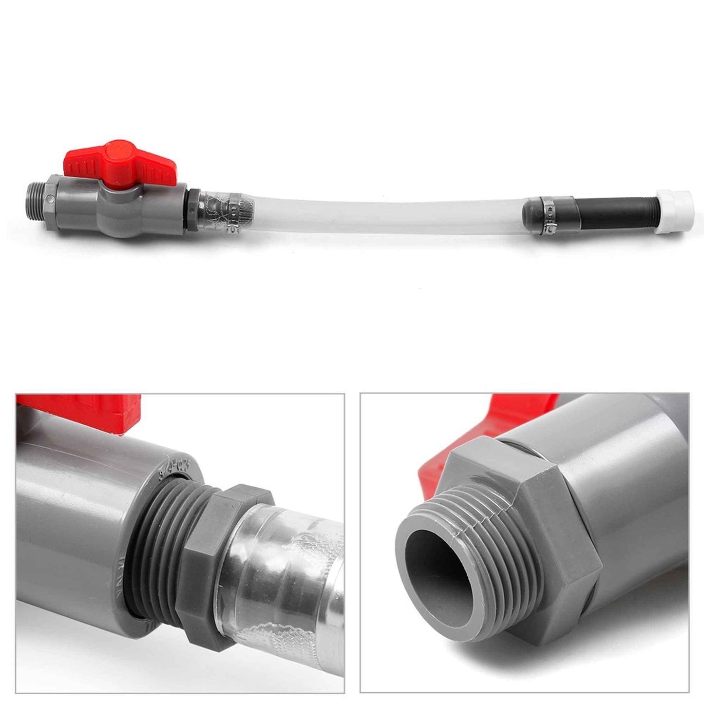 Racing Fuel Filling Hose with Ball Valve Closing Hose Kit