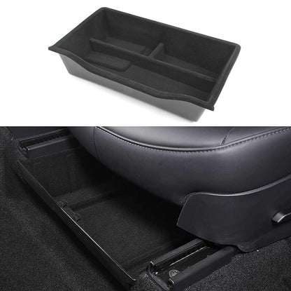 Main and Co-Pilot Passenger Seat Storage Box for Tesla Model Y 2020-2021