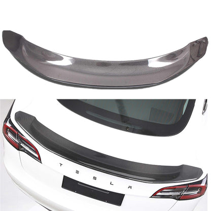 2017-2021 Tesla Model 3 Carbon Fiber Spoiler V Style