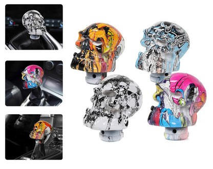 Universal Resin Shift Knob Skull Gear Shifter Knob