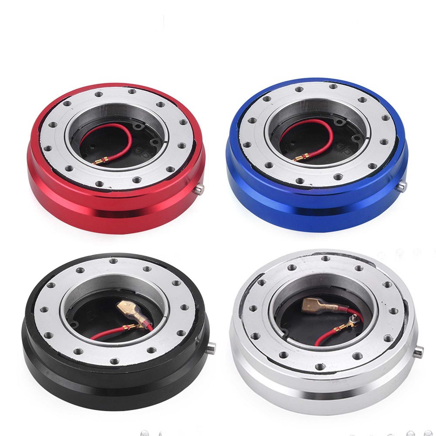 Universal Racing Quick Release Steering Wheel Full Kit Slim High-Strength