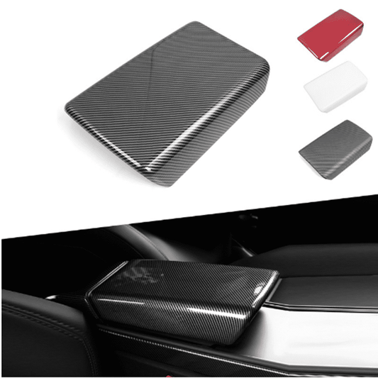 Center Console Cover Armrest Cushion ABS Armrest Protector for 2021 Tesla Model 3/Y