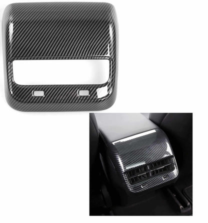 AC Vents Cover Rear Center Console Air Vent Trim for Tesla Model 3/Y 2017-2023