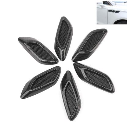 Universal 6Pcs ABS Car Air Flow Vent Side Fender Cover Trim