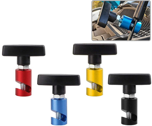 Universal Aluminum Car Hood Holder Trunk Air Pressure Anti-Slip Engine Cover Lifting Support Rod