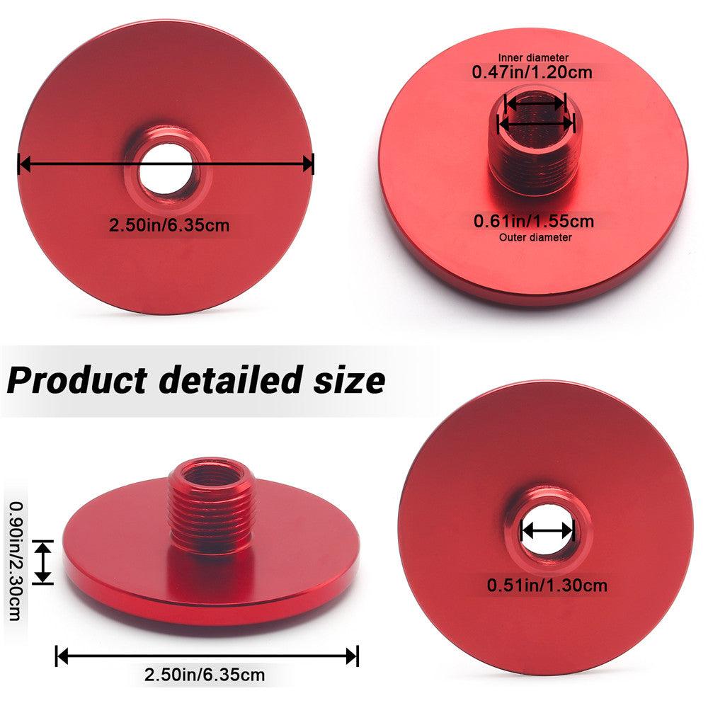 Aluminum Threaded Oil Filter Adapter 1/2-28 to 3/4-16 x 2.5 DIA