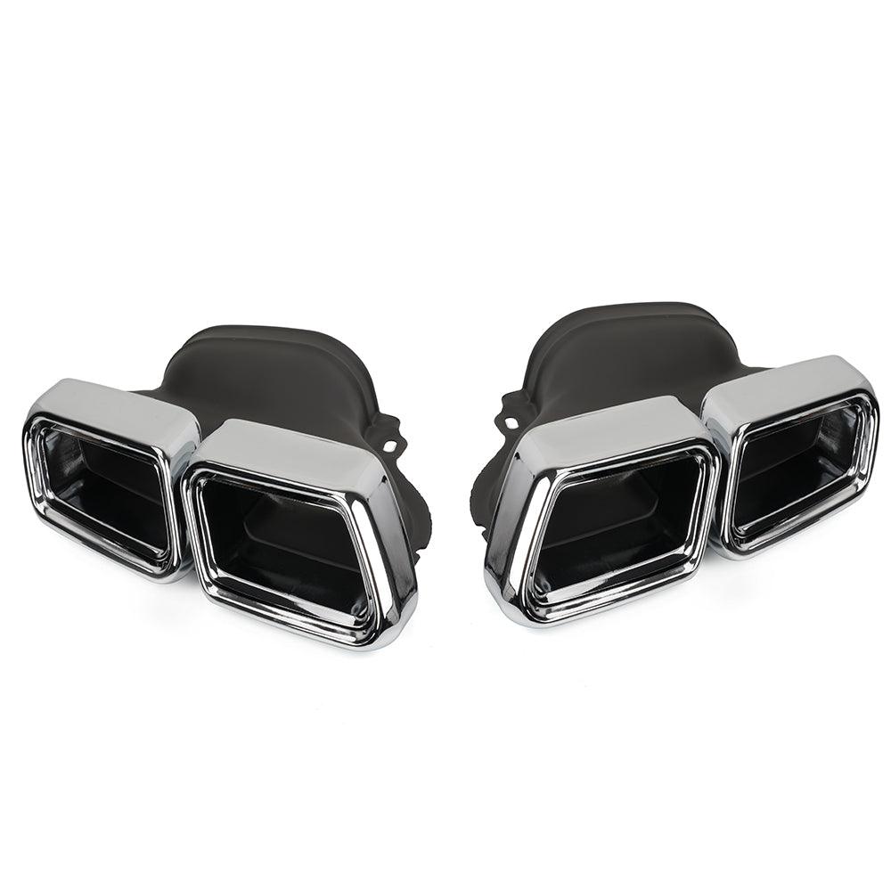 2014-2016 Mercedes Benz E/S Class W212/W222 Dual Exhaust Tips Exhaust Muffler