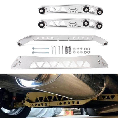 Rear Lower Control Arms LCA Set with Rear Subframe Brace with Rear Lower Tie Bar for Honda Civic 92-95 EG