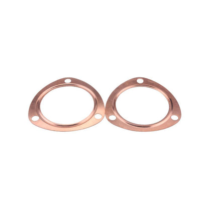 3Inch Car Copper Header Exhaust Collector Gaskets Reusable Replacement for SBC BBC 302 350 454 383