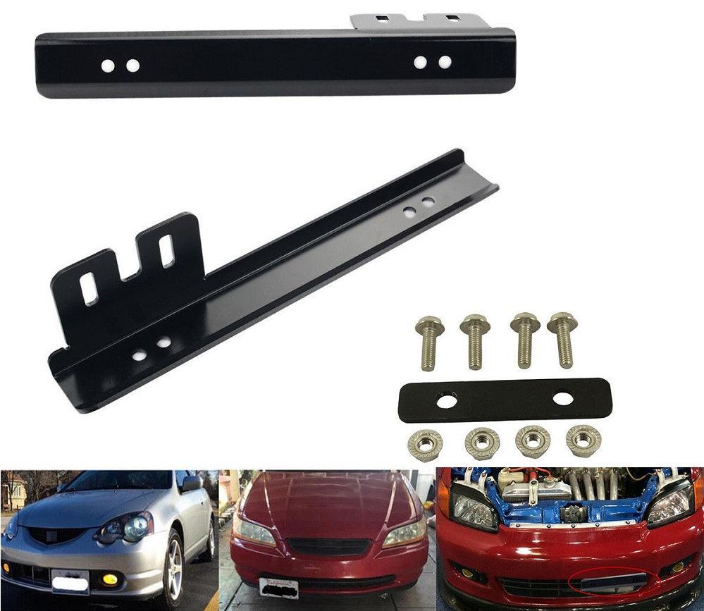 JDM License Plate Frame Front & Rear Auto Car Tag Holder Cover