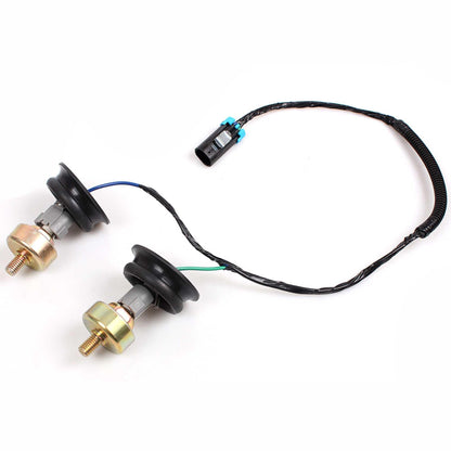 Dual Knock Sensors and Wire Harness for Chevy GM LS1 LS6 LQ9 4.8L 5.3L 6.0L 8.1L