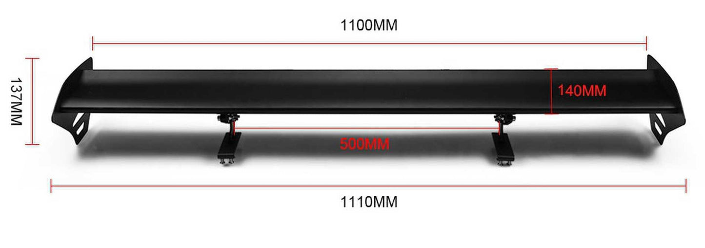 43 Inch GT Wing Drift Spoiler Adjustable Rear Spoiler