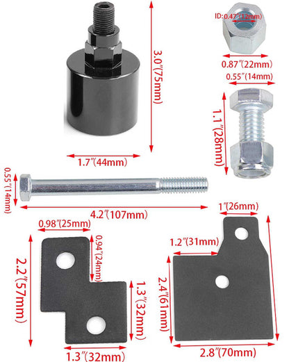 2Inch Lift Kit Front and Rear Suspension Compatible 1999-2021 Polaris Sportsman 500 570 600 700 800