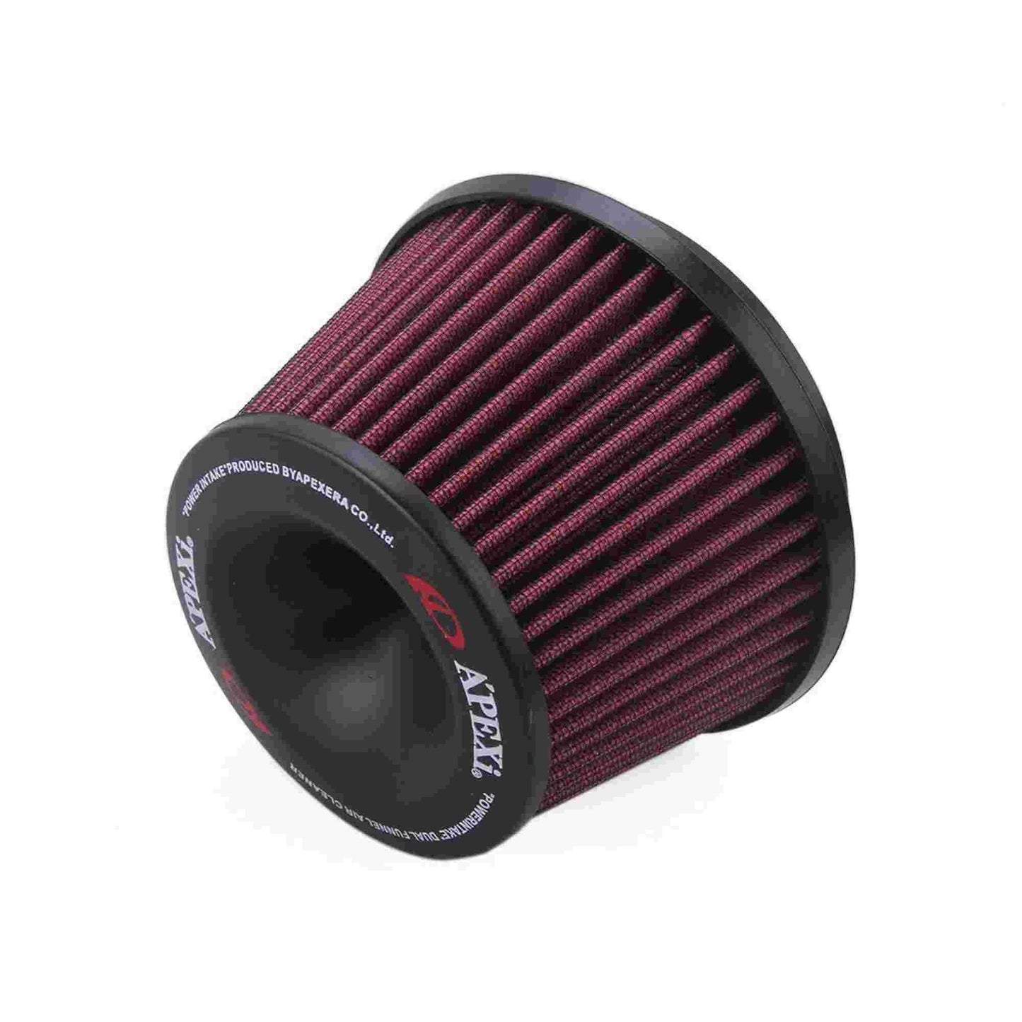 Universal 75mm Cold Air Intake Filter Kit Dual Funnel Air Cleaner Power Intake