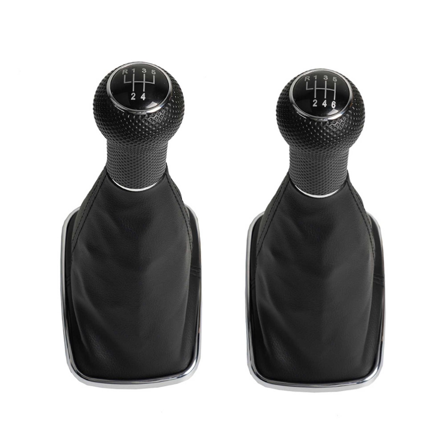 5/6 Speed Gear Shift Knob with PU Leather Dustproof Cover  for VW Golf Bora Jetta GTI MK4