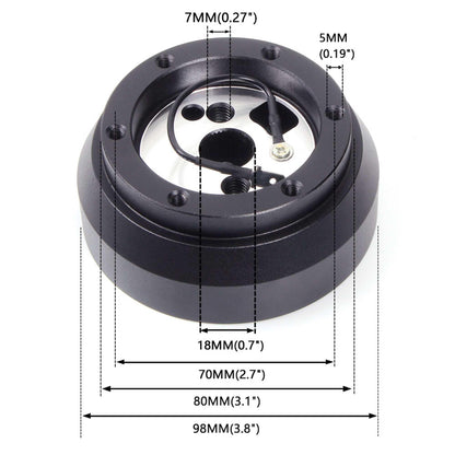 Steering Wheel Short Hub Adapter Boss Kit for Dodge GMC Chevy Jeep Pontiac