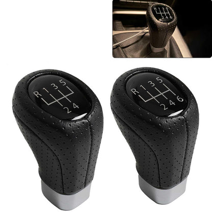 5/6 Speed Shift Knob Leather Gear Stick Shift Knob for BMW 1 3 Series