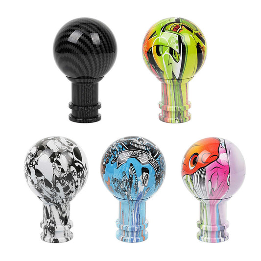 Universal Acrylic Shift Knob Ball Graffiti Gear Stick Shift Knob