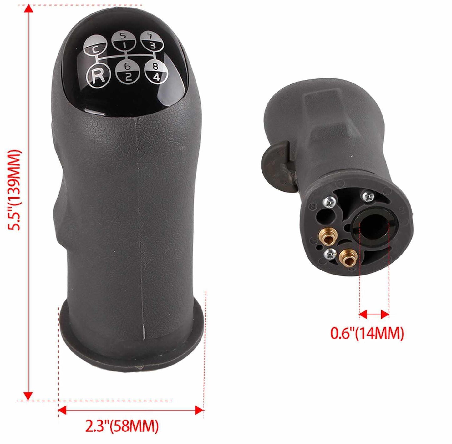 Truck Shift Knob 8 Speed+R+C Gear Shift Lever Knob for Volvo FH FM 20488067 20488058