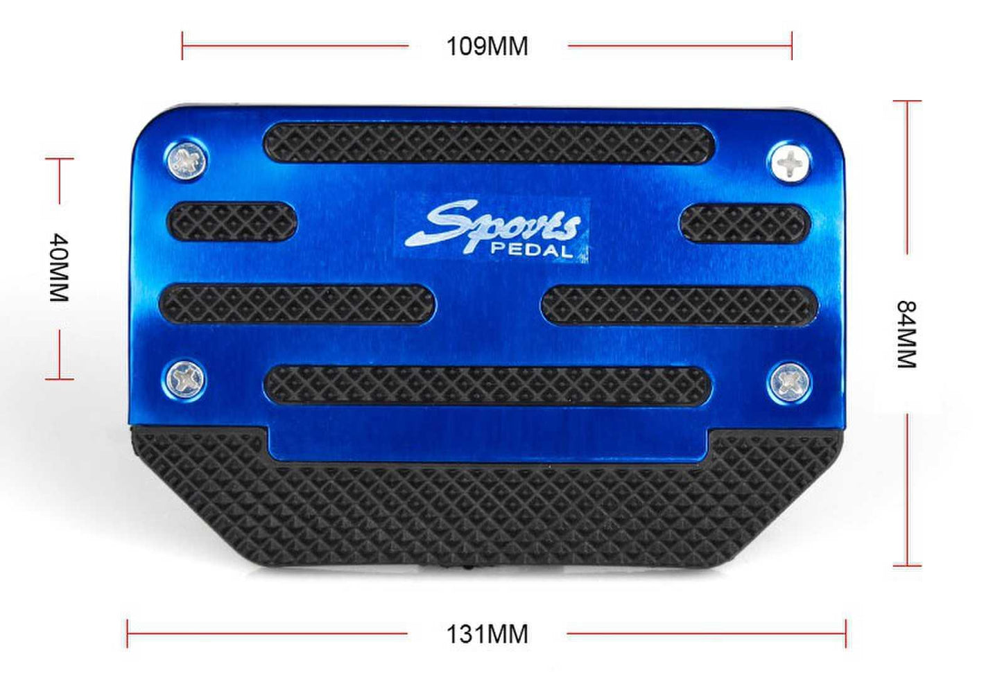 2Pcs Non-Slip Rubber Automatic Car Pedal Cover Set Kit Non-Slip Rubber