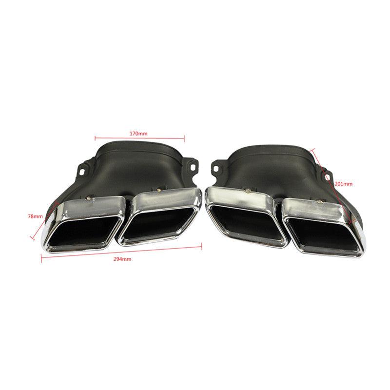 2014 Mercedes Benz C-Class W205 Dual Exhaust Tips Exhaust Muffler