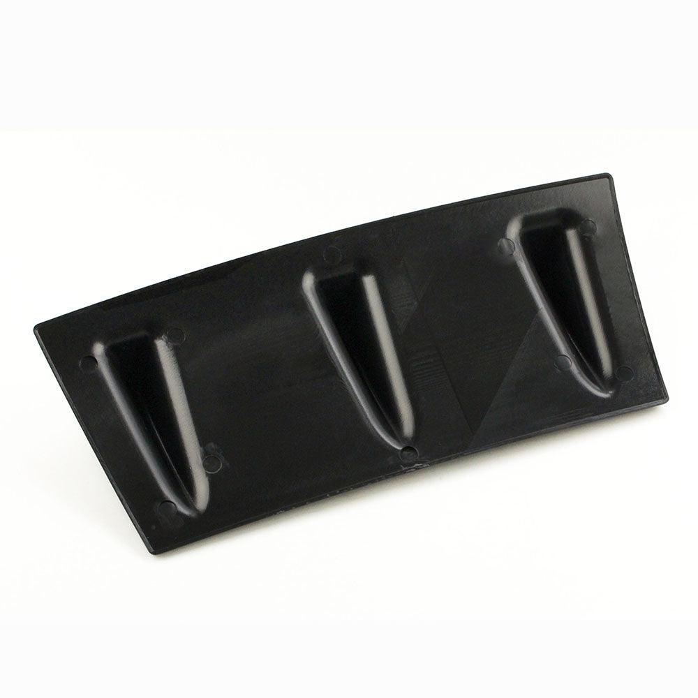 Universal 14 inch ABS Rear Bumper Lip Chassis Diffuser Spoiler Shark 3 Fin Style Rear Chassis Protection Spoiler
