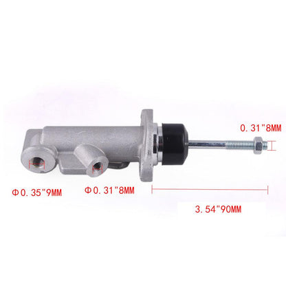 Racing Brake Clutch Master Cylinder 0.75 Bore Thread