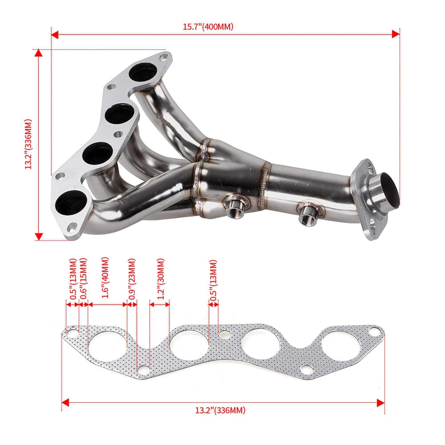 Exhaust Manifold for 01-05 Honda Civic DX/LX D17 1.7 EM2/ES1