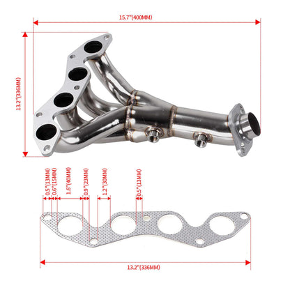 Exhaust Manifold for 01-05 Honda Civic DX/LX D17 1.7 EM2/ES1