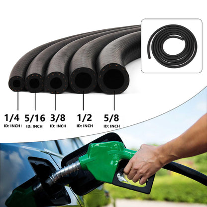 NBR Rubber Fuel Line Hose by Feet Small Engine Diesel Oil Gas Pipe Replacement