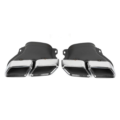 Mercede Benz AMG W205 C63 Dual Exhaust Tips Exhaust Muffler