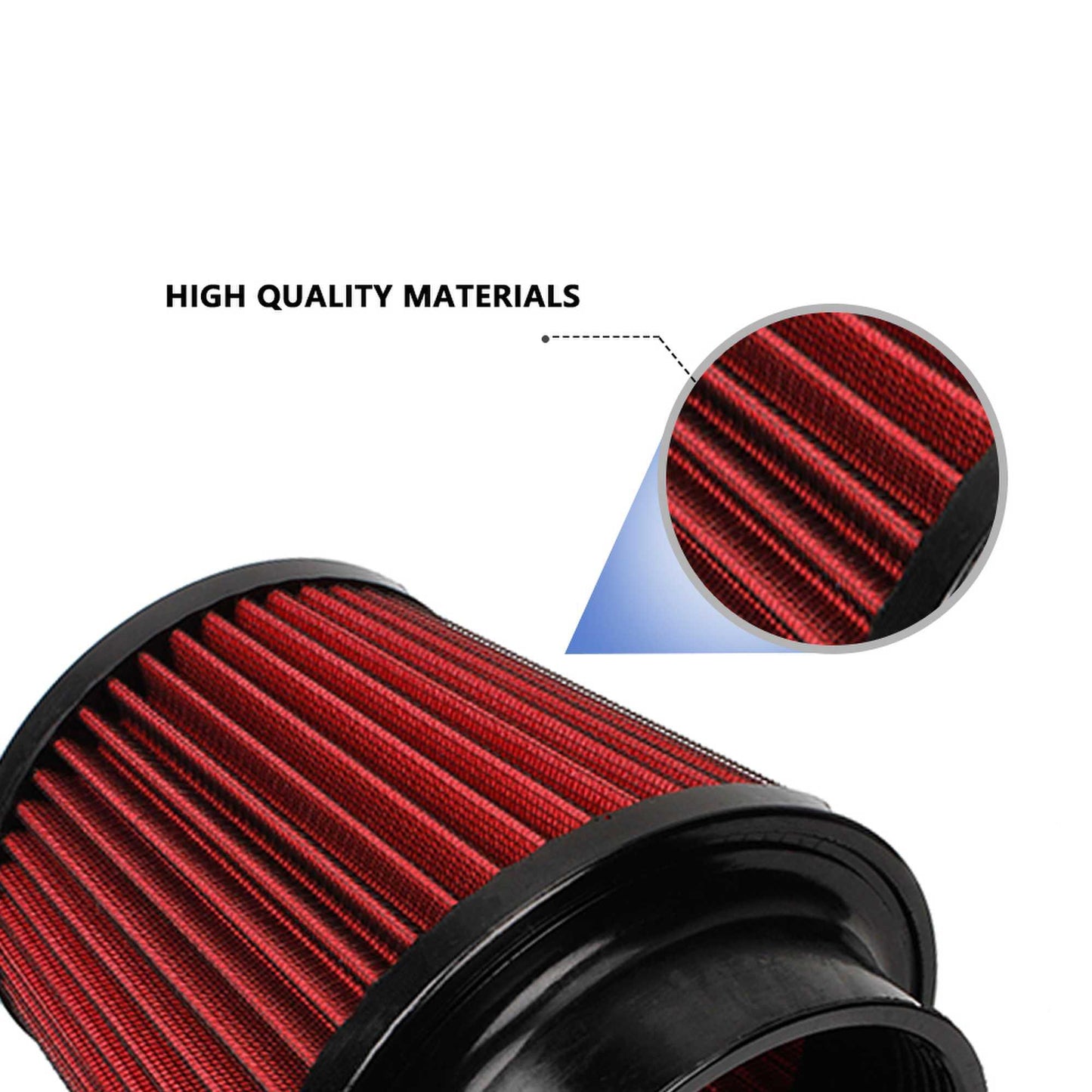 Universal 76mm/100mm Car Cold Air Intake Filter Mushroom Head Air Filter