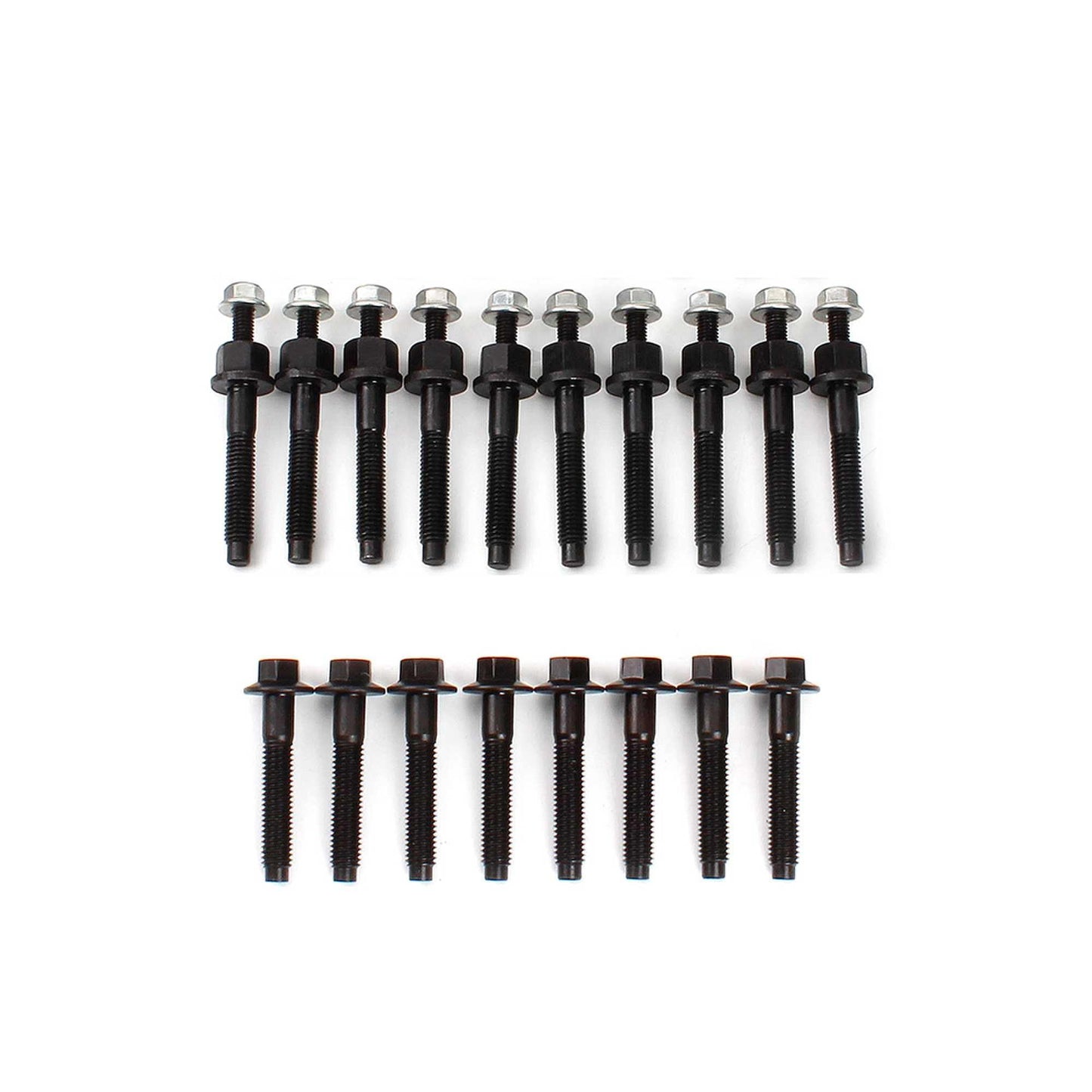 Exhaust Manifold Gasket Bolts Stud Nut Set for Dodge Jeep