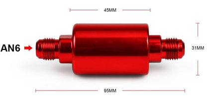 Universal Aluminum Fuel Filter with 100 Microns Copper Filter