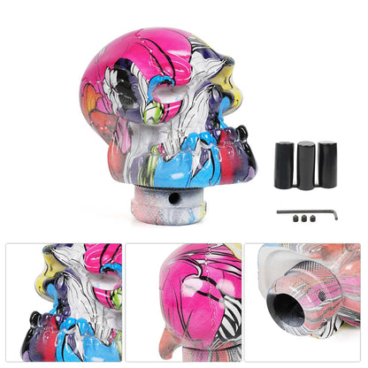 Universal Resin Shift Knob Skull Gear Shifter Knob