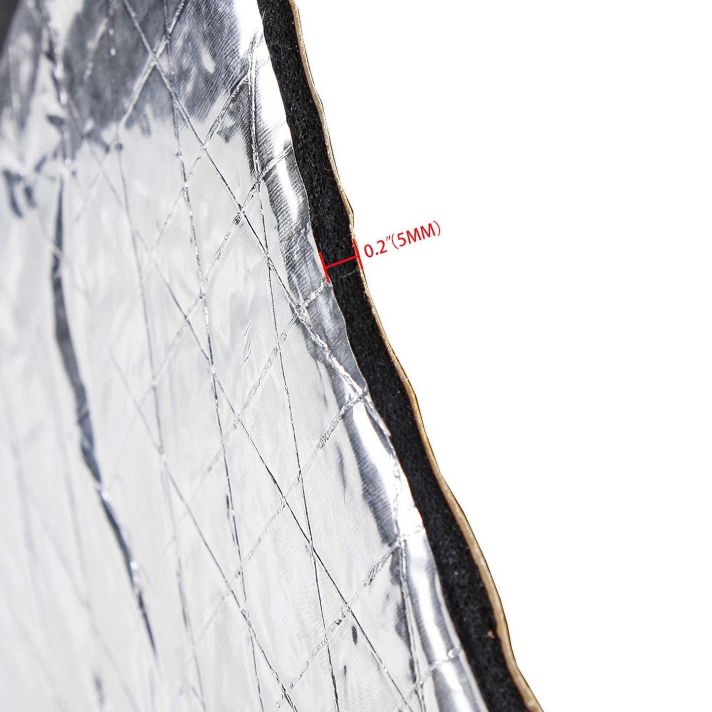 Sound Heat Deadening Insulation Mat Deadener Pad Hood Engine Roof Firewall Waterproof