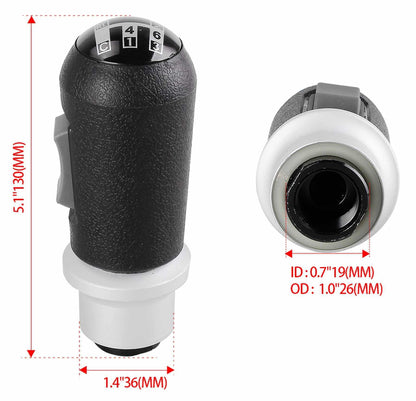 6 Speed+R+C Truck Gear Shifter Lever Knob with Gearbox Splicer Switch for Scania 3 Series 4 Series 1377386