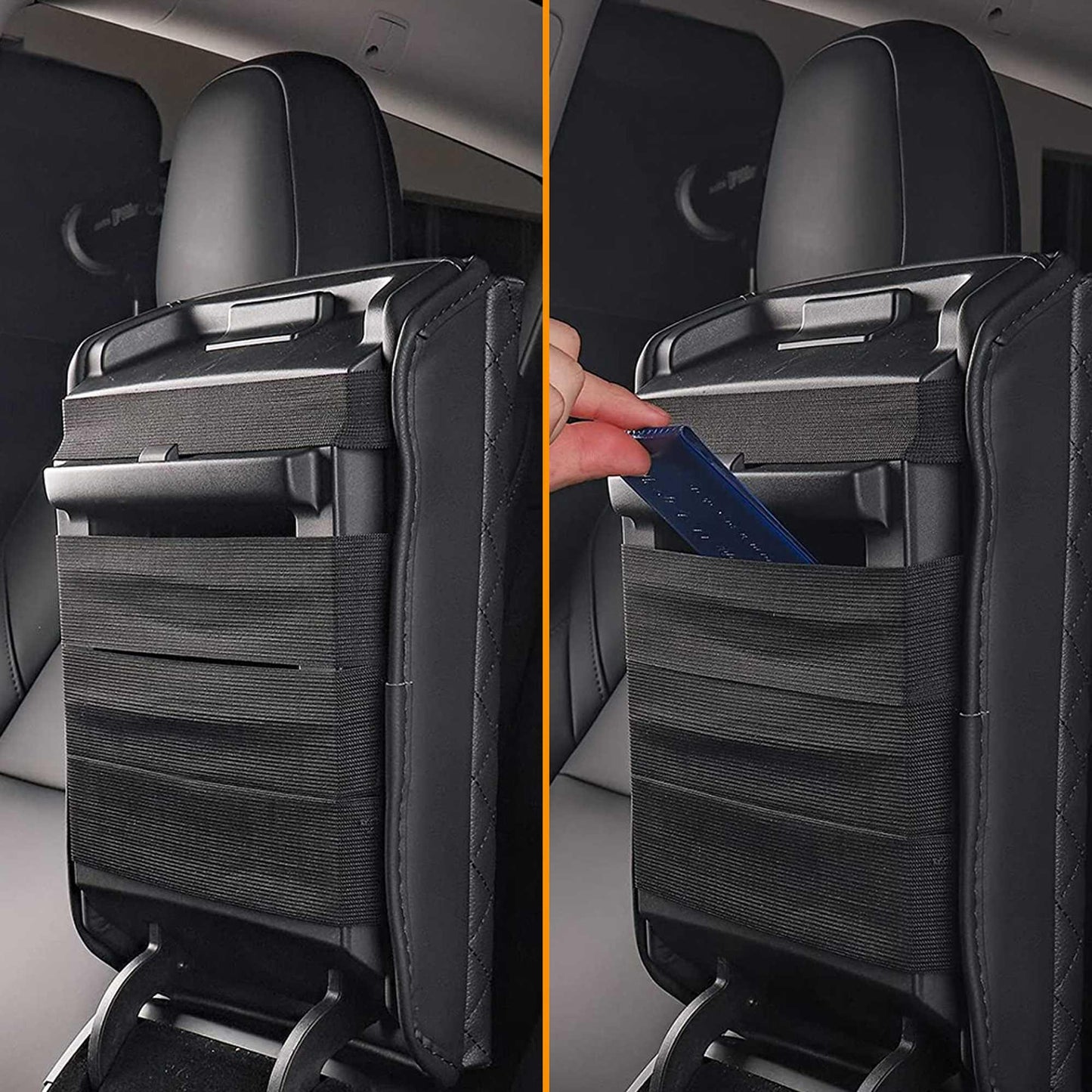 Tesla Center Console Cover Armrest Cushion PU Leather Armrest Protector