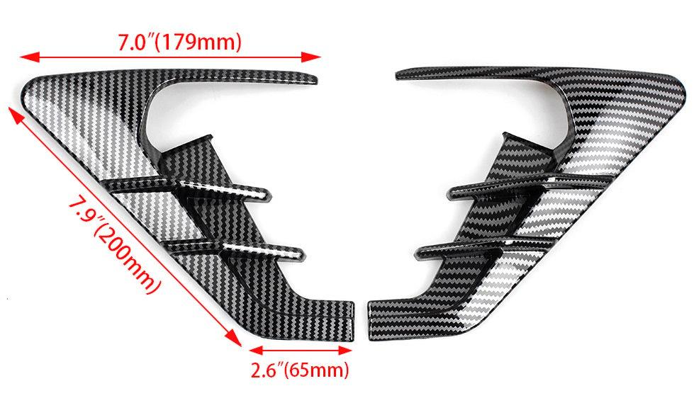 Shark Gills Car Camera Side Wing Panel Cover for Tesla Model 3/Y
