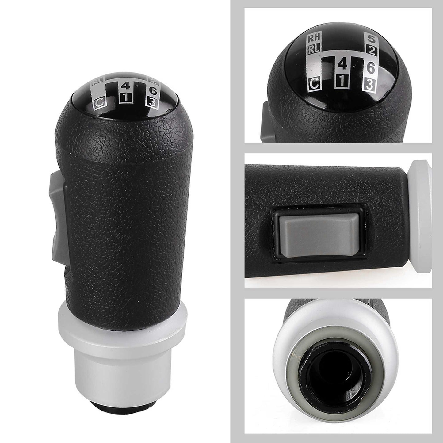 6 Speed+R+C Truck Gear Shifter Lever Knob with Gearbox Splicer Switch for Scania 3 Series 4 Series 1377386