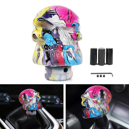 Universal Resin Shift Knob Skull Gear Shifter Knob