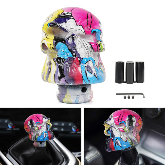 Universal Resin Shift Knob Skull Gear Shifter Knob