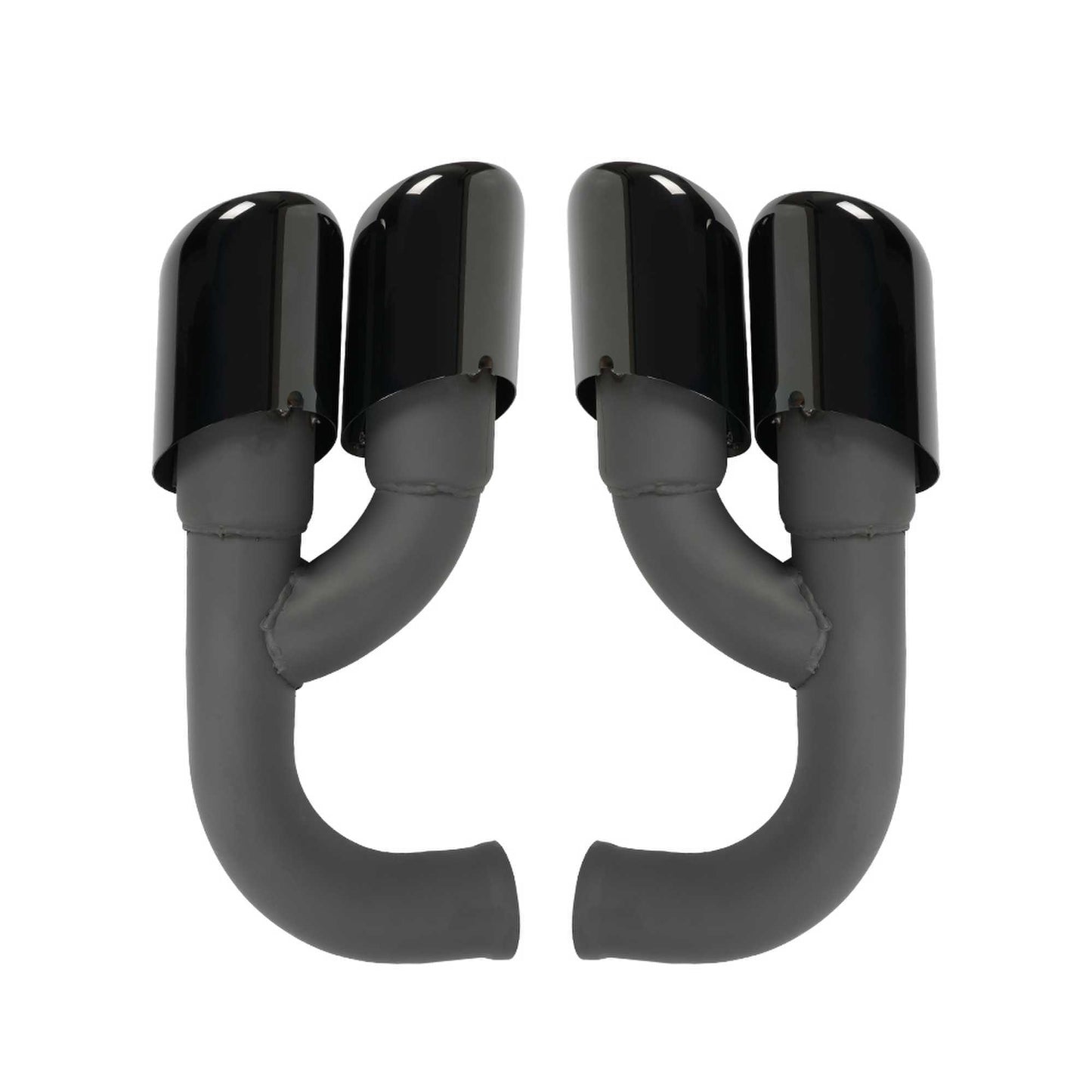 2010-2014 Porsche Cayenne V6 V8 Dual Exhaust Tips Exhaust Muffler