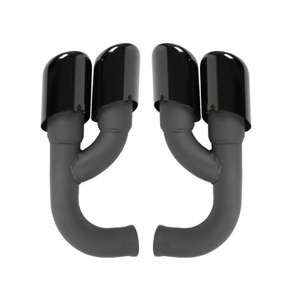 2010-2014 Porsche Cayenne V6 V8 Dual Exhaust Tips Exhaust Muffler