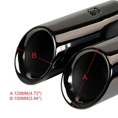 2014-2018 Porsche Macan 8092C Dual Exhaust Tips Exhaust Muffler