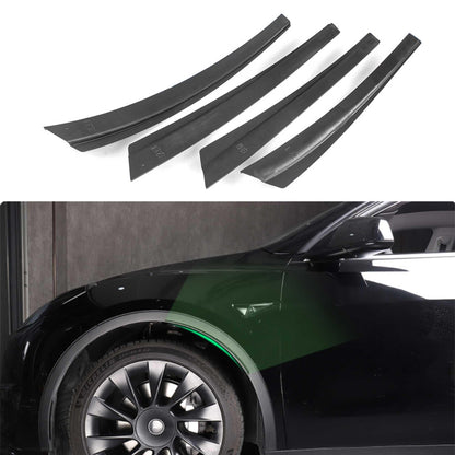 ABS Car Mudguard Fender Flares Wheel Eyebrow Protector for Tesla Model Y 2020 2021